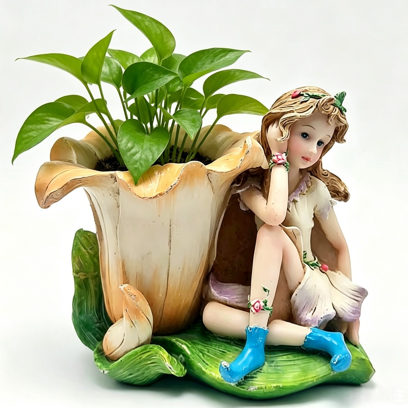 Desk Setup Plant - Wróżka kwiatowa wazon kaktus formy silikonowe
