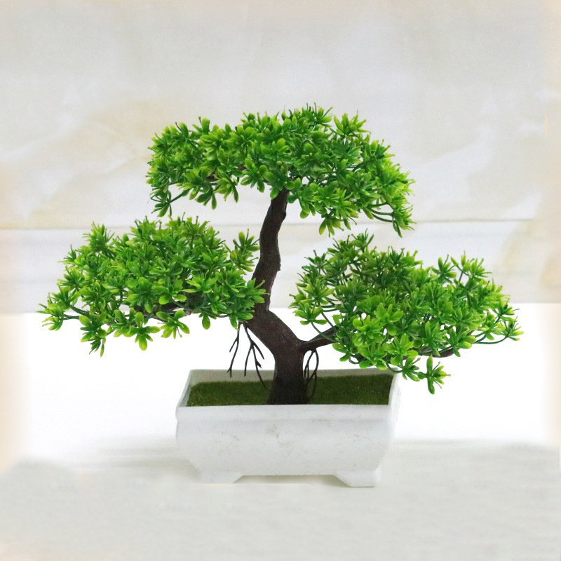 Desk Setup Plant - Sztuczne Bonsai Plastikowe Bioniczne Sztuczne Rośliny