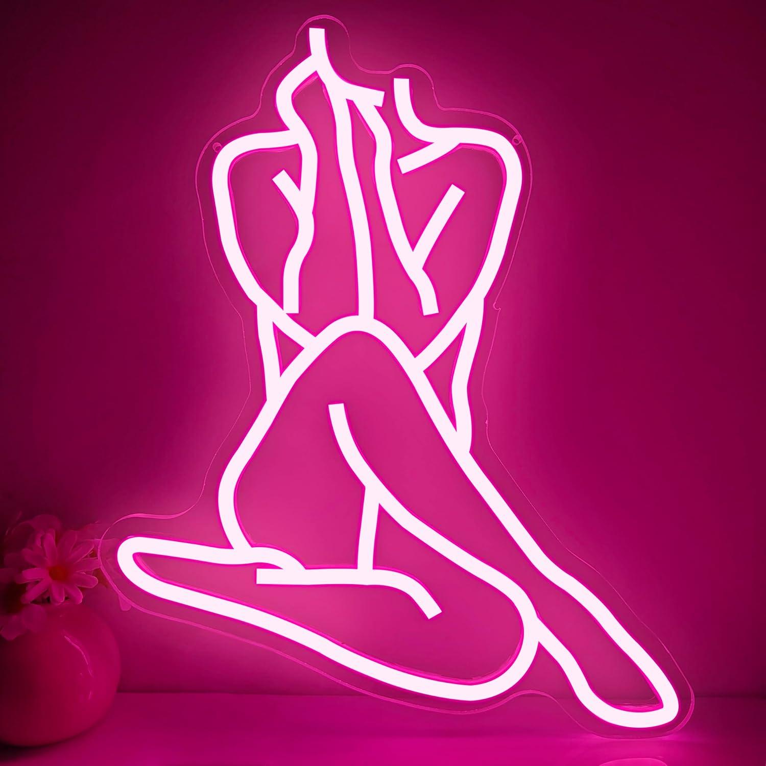 Ambient Light Bar Usb - Neonowy znak „Lady” z diodami LED,