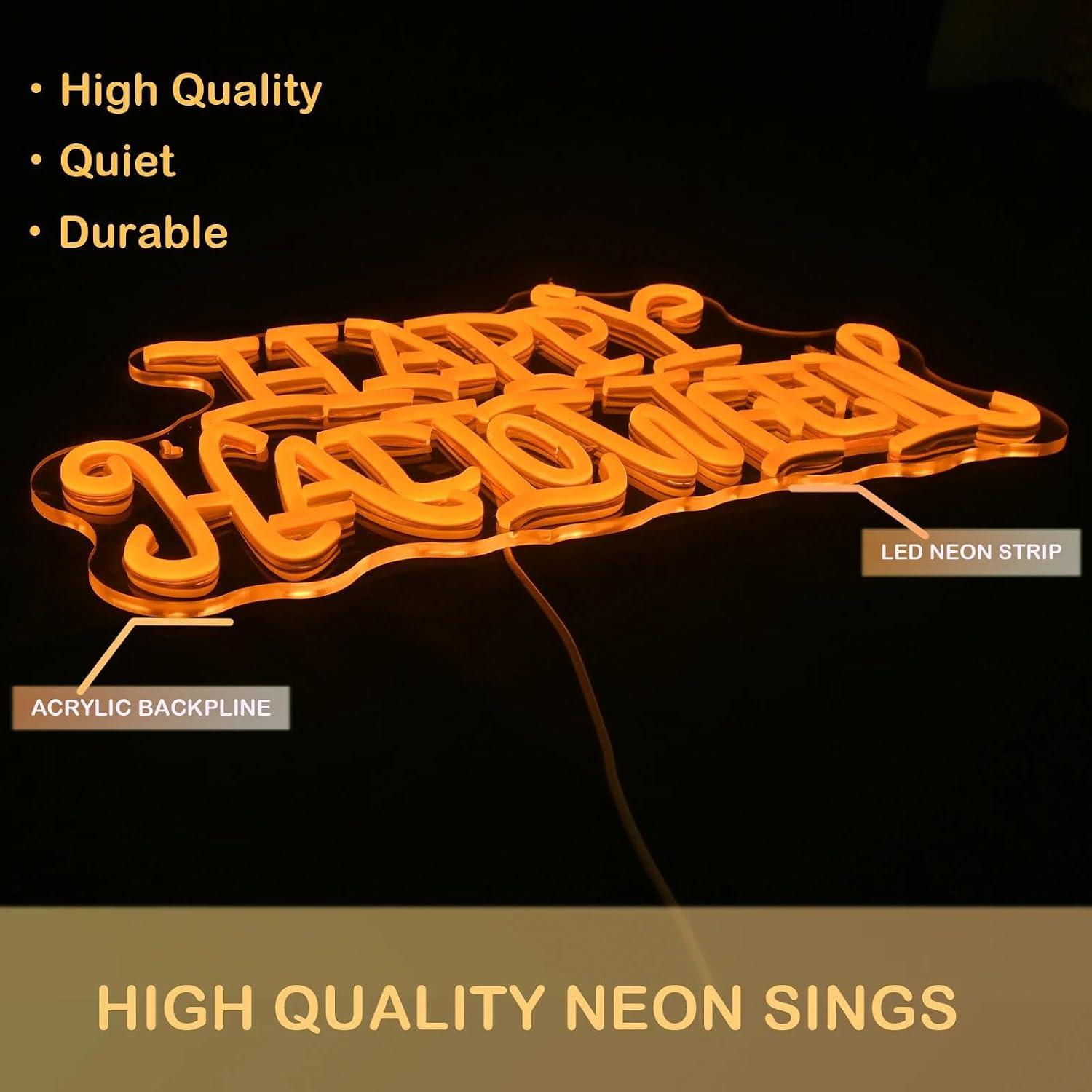 Neonowy znak „Happy Halloween” – Ambient Light Bar Usb recenzja i cena