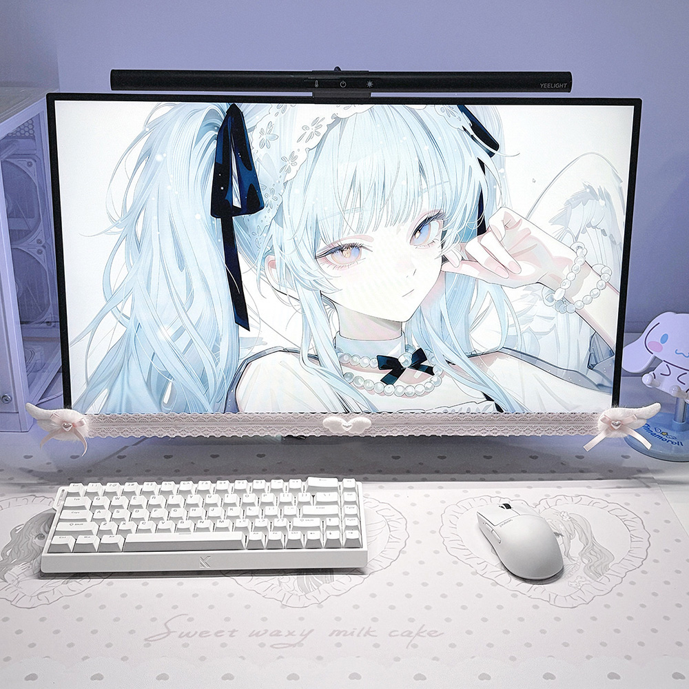 Nowa Dekoracja Ekranu Biała Ko – Desk Setup No Monitor recenzja i cena
