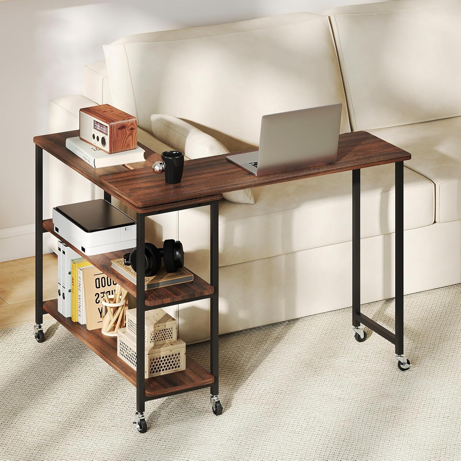360 °   Obrotowy stolik boczny – Desk Setup Ideas recenzja i cena