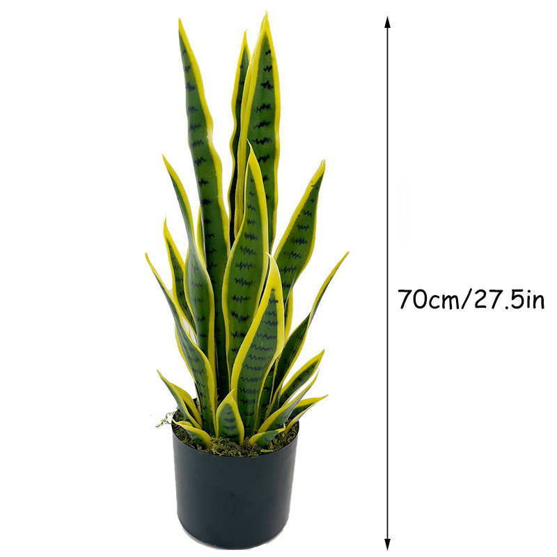 Sztuczna Sansewieria (Wężowa)  – Desk Setup Plant recenzja i cena