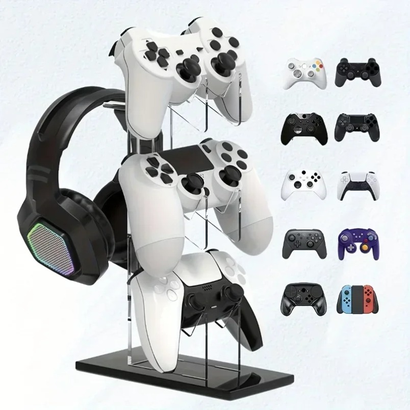 Stojak na kontrolery, 3-poziom – Desk Setup Headphone Stand recenzja i cena
