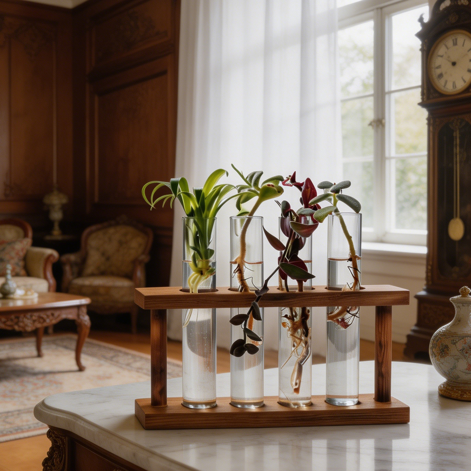 Drewniana stacja do rozmnażani – Desk Setup Plant recenzja i cena